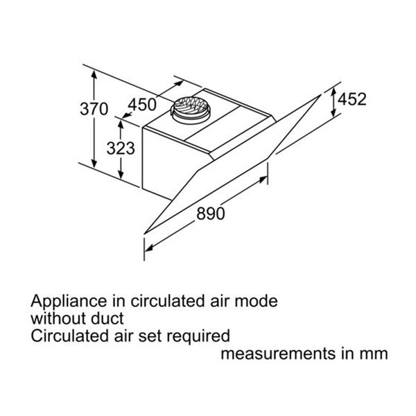 Máy hút mùi áp tường DWK97JM60 Serie 6