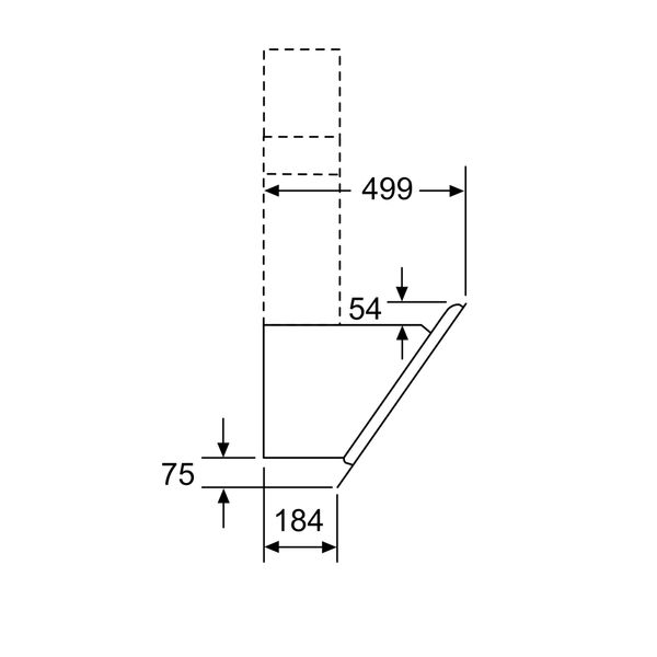Máy hút mùi áp tường Bosch DWK97JQ60B Serie 8