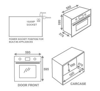 Lò nướng âm tủ Elica EPBI TRIM 1062 DMF