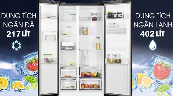 Tủ lạnh Electrolux Inverter 619 lít ESE6645A-BVN