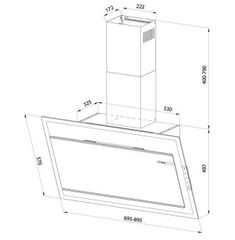 Hút mùi áp tường Eurosun EH-70AF78W/ EH-90AF78W