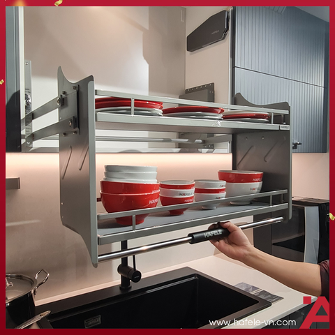 Phụ kiện Giá bát nâng hạ Hafele KOSMO ORIA