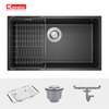 Chậu rửa bát âm Konox Naros 760S Black