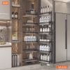 TỦ ĐỒ KHÔ 6 TẦNG, KHAY NHÔM VÁCH KÍNH, CÁNH MỞ GARIS GS6.45A(KÍNH SÁNG)