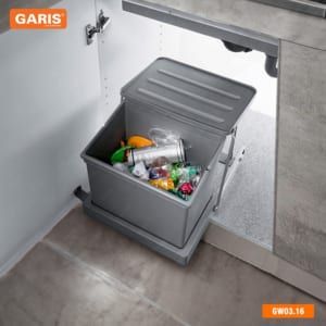 THÙNG RÁC ĐƠN TỦ DƯỚI GARIS GW03.16