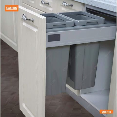 THÙNG RÁC ĐÔI TỦ DƯỚI GARIS GW07.40