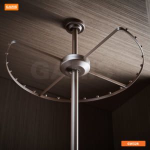 Giá xoay , treo góc tủ quần áo 1 tầng Garis GW32R