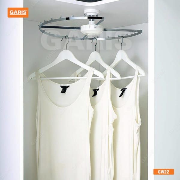 Giá xoay, treo góc tủ quần áo Garis GW22