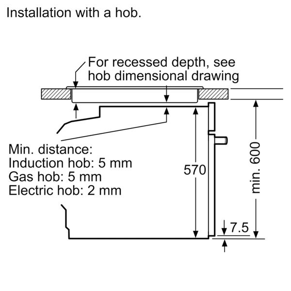 Lò nướng âm tủ Bosch HBA534BS0A Serie 4