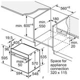 Lò nướng âm tủ Bosch HBA5360B0K Serie 6