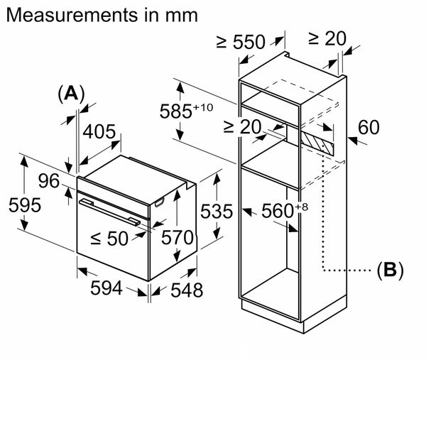 Lò nướng âm tủ Bosch HBA5360B0K Serie 6
