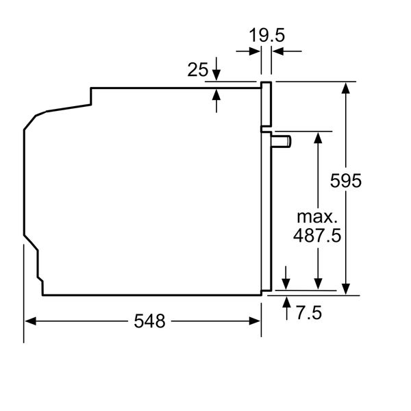 Lò nướng âm tủ Bosch HBA5570S0B Serie 6