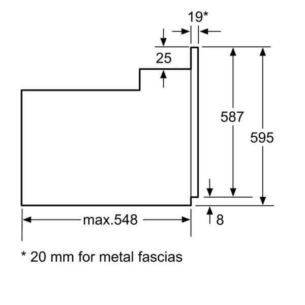 Lò nướng âm tủ Bosch HBF113BR0A Serie 2