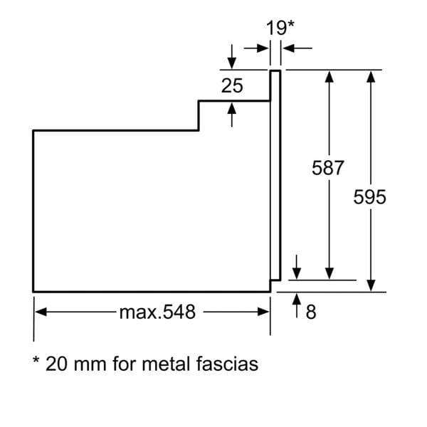 Lò nướng âm tủ Bosch HBF133BS0A Serie 4