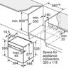 Lò nướng âm tủ Bosch HBG633BS1A Serie 8