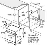 Lò nướng âm tủ Bosch HBG634BB1B Serie 8
