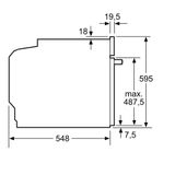 Lò nướng âm tủ Bosch HBG635BB1 Serie 8