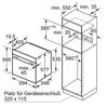 Lò nướng âm tủ Bosch HBG635BB1 Serie 8