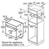 Lò nướng âm tủ Bosch HSG636BB1 Serie 8