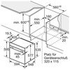 Lò nướng kèm hấp âm tủ Bosch HSG636BS1