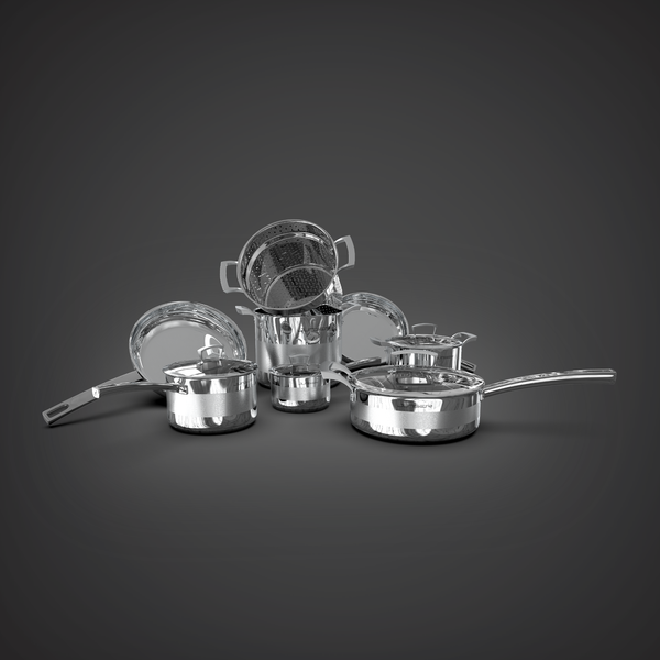 Bộ nồi Inox Junger JC-100 cao cấp 13 chi tiết