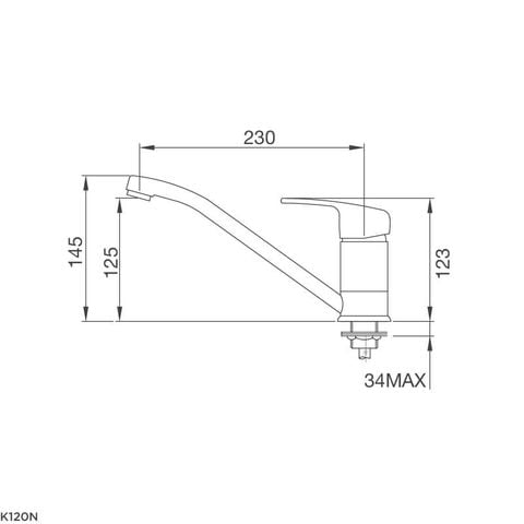 Vòi rửa chén Malloca K120N