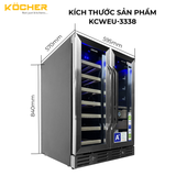 Tủ bảo quản tích hợp tủ Cigar Kocher KCWEU 3338
