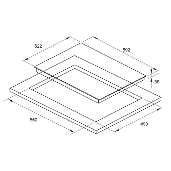 Bếp Từ 3 Vùng Nấu Fagor 3IF-63AS
