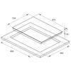 Bếp từ Fagor 5 vùng nấu 3IF-ZONE95AC