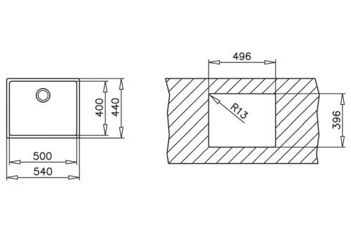 Chậu rửa bát TEKA FLEXLINEA RS15 50.40