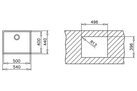 Chậu rửa bát TEKA FLEXLINEA RS15 50.40