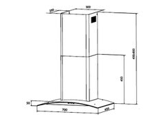 Hút mùi áp tường Eurosun EH-70K15E/  EH-90K15E