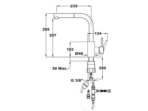 Vòi rửa Teka ARN 938