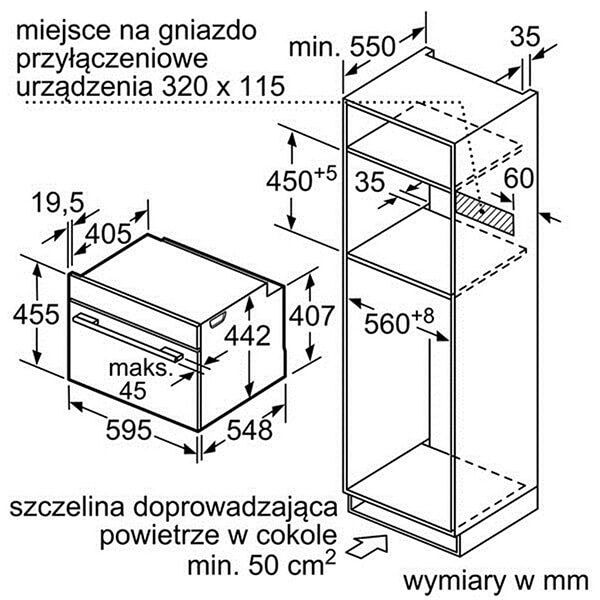 Lò Nướng Kèm Vi Sóng Bosch CMG636BS1