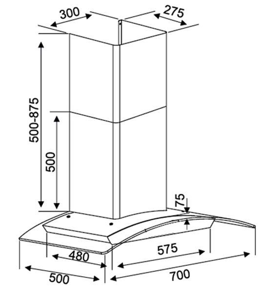 Hút mùi Kocher K-228S