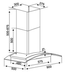 Hút mùi Kocher K-228S