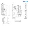 THÂN KHÓA HAFELE 911.25.402 INOX 316