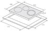 Bếp điện từ 3 vùng nấu Eurosun EU-TE882G
