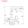 Vòi ba đường nước hafele arges 570.51.050