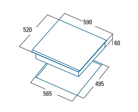 BẾP TỪ CATA INSB 6003 BK