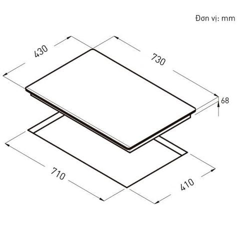 Bếp từ Cata IB 0722 - BK