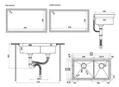 chậu inox Häfele HS21-SSN2S90 567.94.030