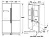 Tủ lạnh Hafele HF-SBSIB 539.16.230