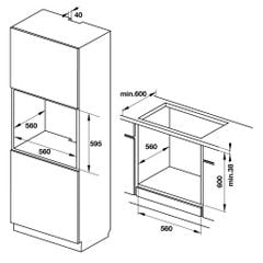 Lò nướng âm tủ HAFELE HO-2K65A 538.61.431