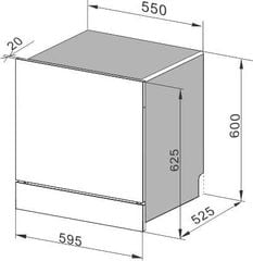 Máy rửa bát 8 bộ FEUER GB1068