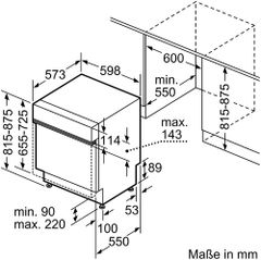 Máy Rửa Bát Bán Âm Bosch SMI4HCS48E