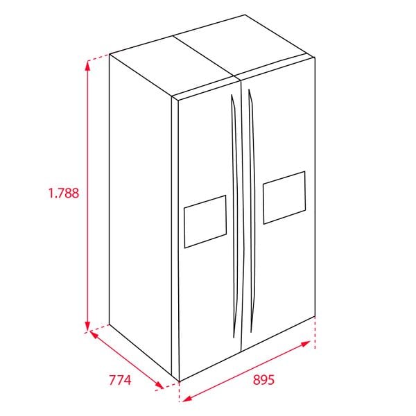 Tủ lạnh Side by Side Teka RLF 74925 SS EU