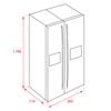 Tủ lạnh Side by Side Teka RLF 74925 SS EU