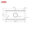 Chậu rửa bát âm Konox KN8751TS Dekor