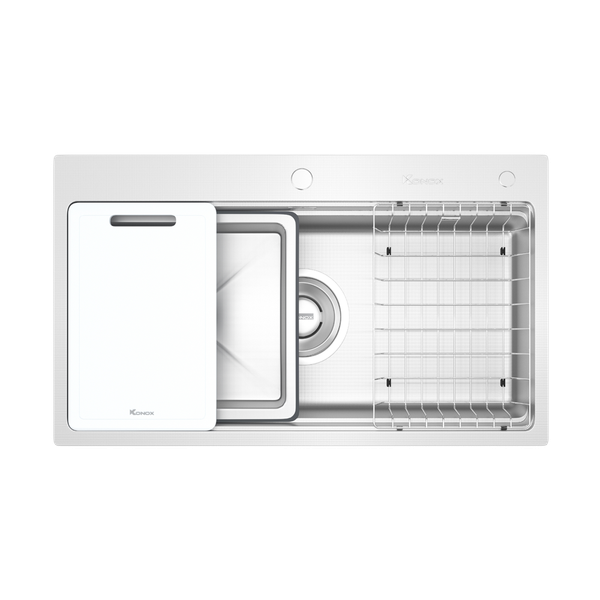 Chậu rửa bát âm Konox KN8751TS Dekor